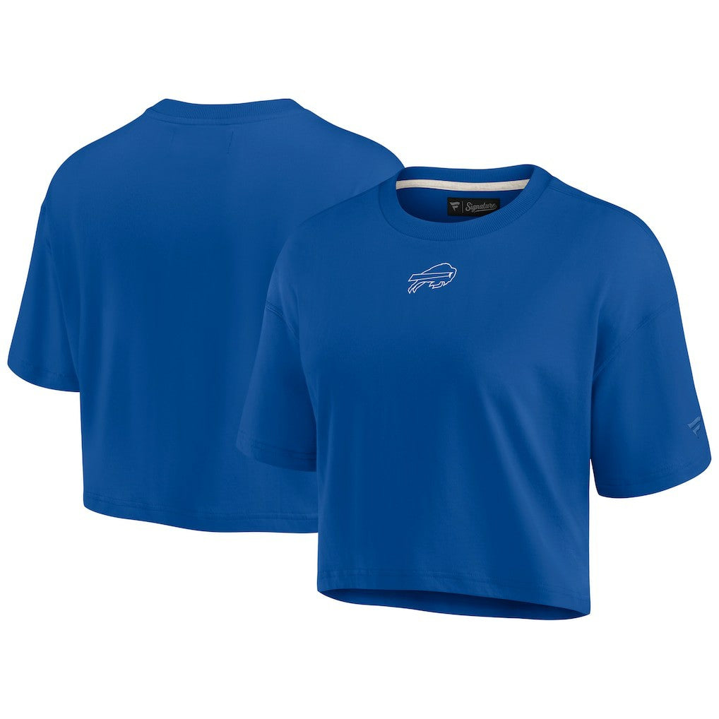 Buffalo Bills Women's Elements Super Soft Boxy Cropped T-Shirt Royal | Fanatics