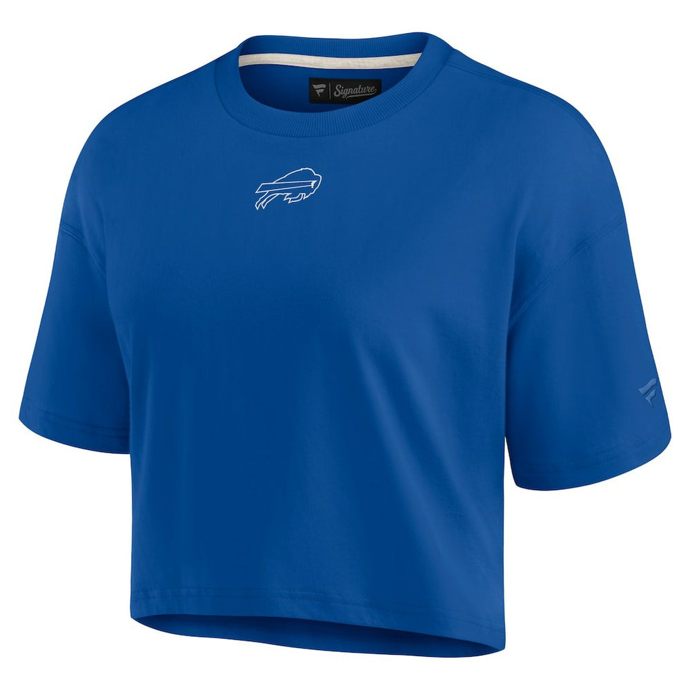 Buffalo Bills Women's Elements Super Soft Boxy Cropped T-Shirt Royal | Fanatics