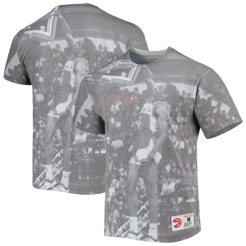 Spud Webb Atlanta Hawks Above The Rim T-Shirt Heather Gray - NBA