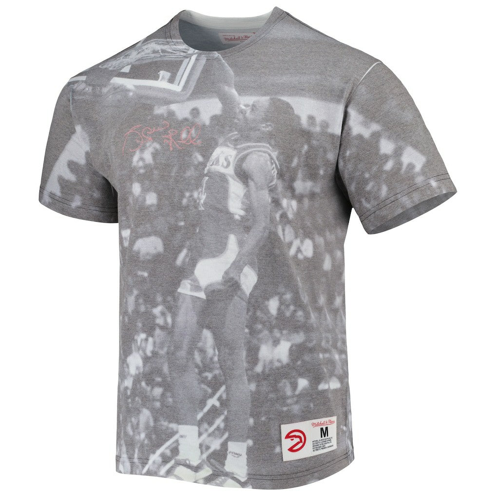 Spud Webb Atlanta Hawks Above The Rim T-Shirt Heather Gray - NBA