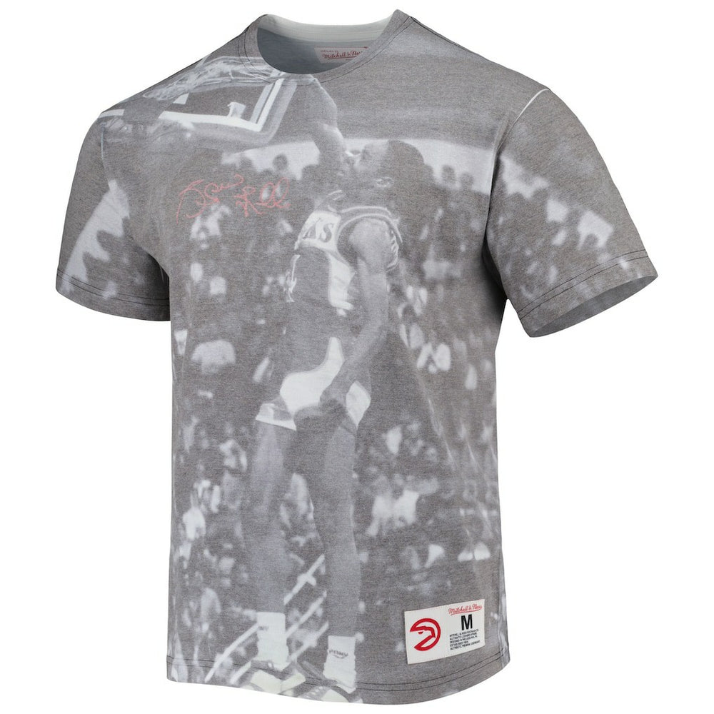 Spud Webb Atlanta Hawks Above The Rim T-Shirt Heather Gray - NBA