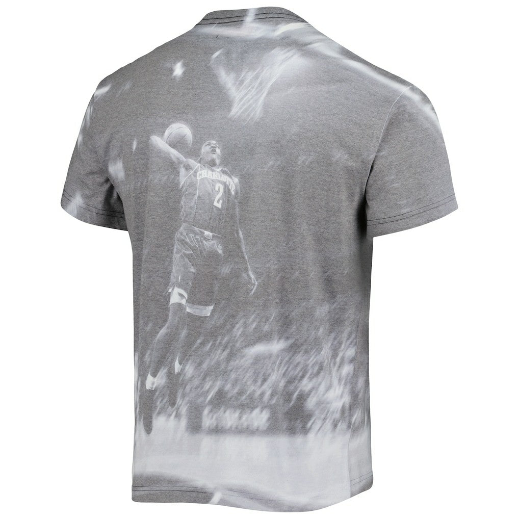 Larry Johnson Charlotte Hornets Above The Rim T-Shirt Heather Gray - NBA