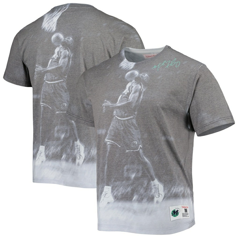 Michael Finley Dallas Mavericks Above The Rim T-Shirt Heather Gray - NBA
