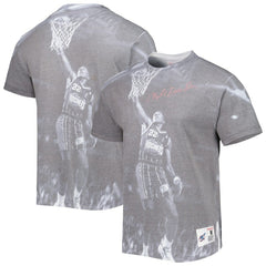 Clyde Drexler Houston Rockets Above The Rim T-Shirt Heather Gray - NBA