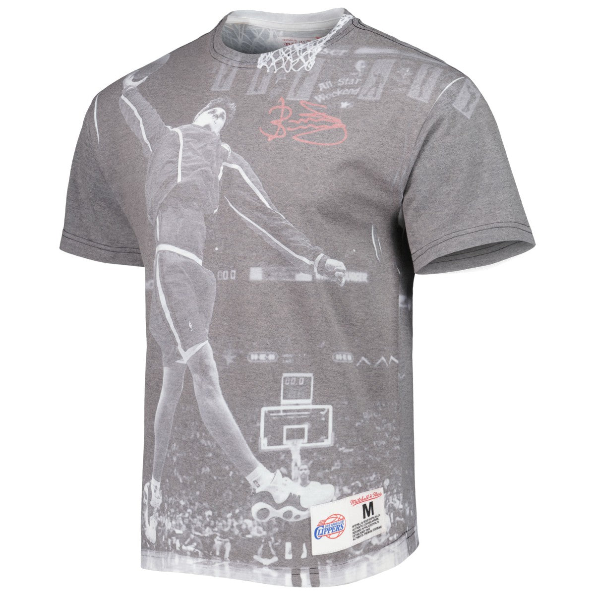 Brent Barry LA Clippers Above The Rim T-Shirt Heather Gray - NBA