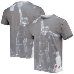 Dwyane Wade Miami Heat Above The Rim T-Shirt Heather Gray - NBA