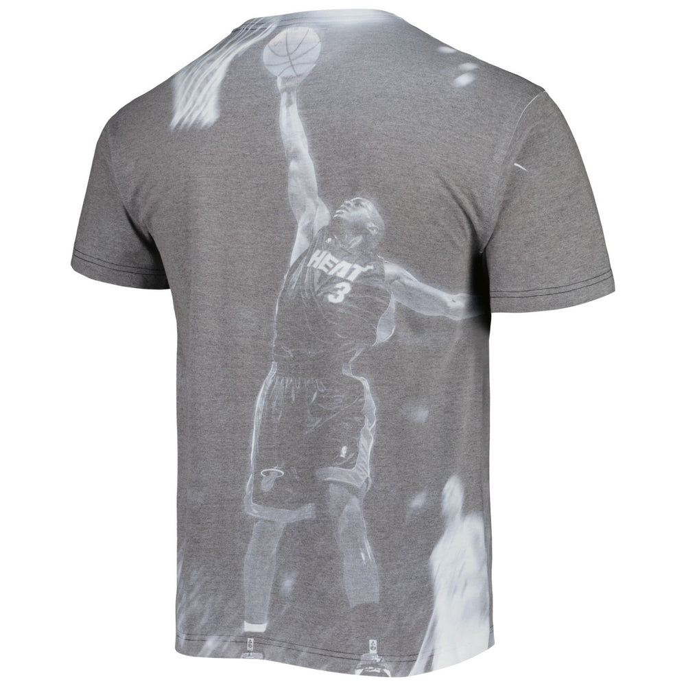 Dwyane Wade Miami Heat Above The Rim T-Shirt Heather Gray - NBA