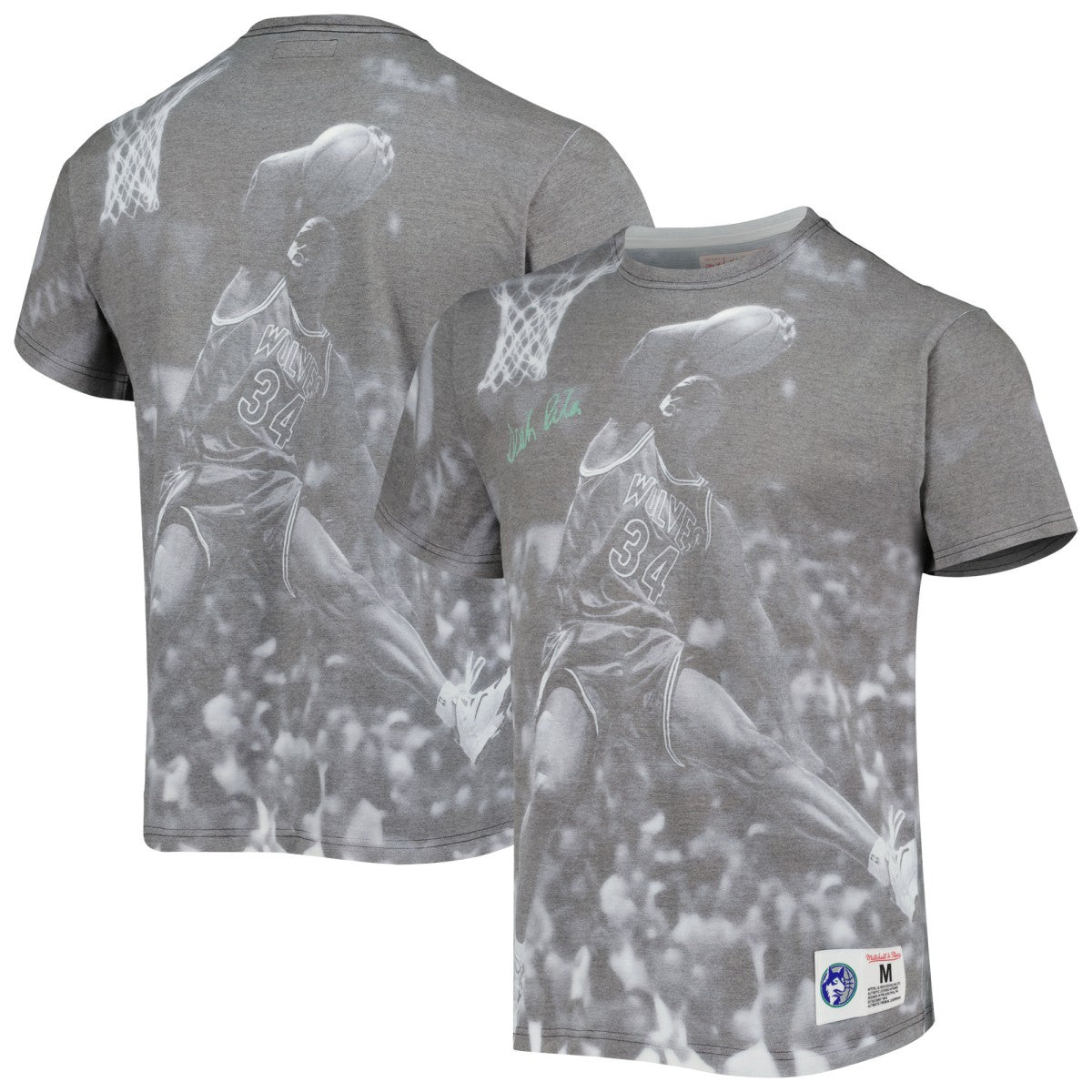 Isaiah Rider Minnesota Timberwolves Above The Rim T-Shirt Gray - NBA