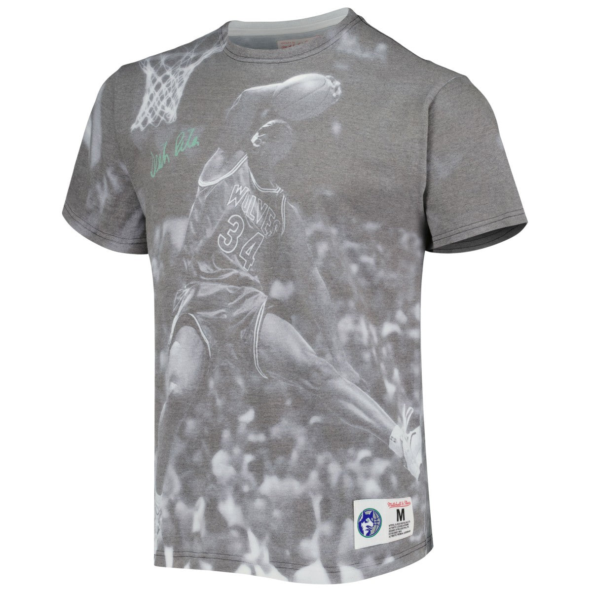 Isaiah Rider Minnesota Timberwolves Above The Rim T-Shirt Gray - NBA