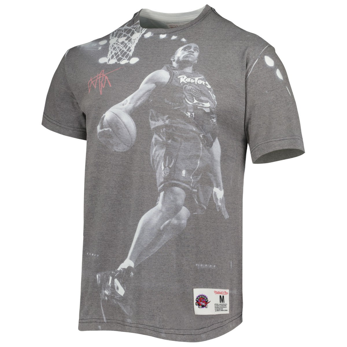 Vince Carter Toronto Raptors Above The Rim T-Shirt Heather Gray - NBA