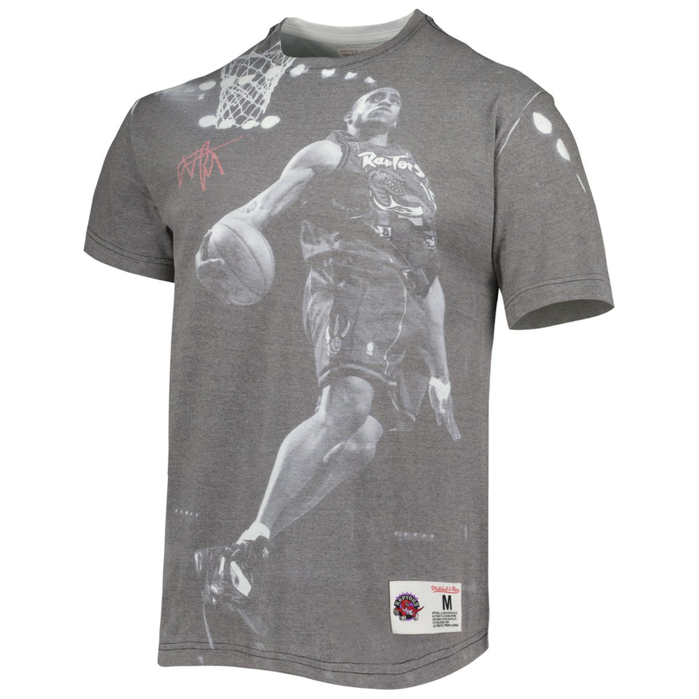 Vince Carter Toronto Raptors Above The Rim T-Shirt Heather Gray - NBA