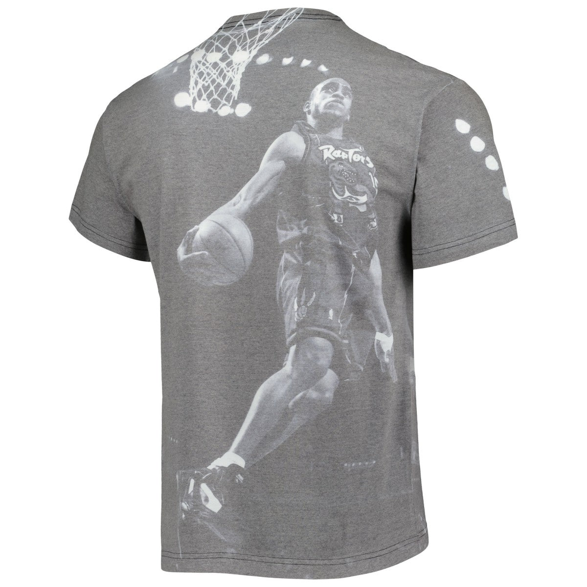 Vince Carter Toronto Raptors Above The Rim T-Shirt Heather Gray - NBA