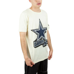 Dallas Cowboys New Era Chrome T-Shirt Cream | NFL