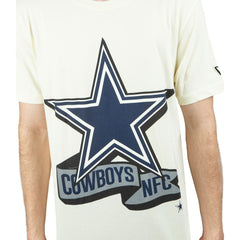 Dallas Cowboys New Era Chrome T-Shirt Cream | NFL