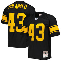 Troy Polamalu Pittsburgh Steelers Legacy Replica Jersey Black | Mitchell & Ness