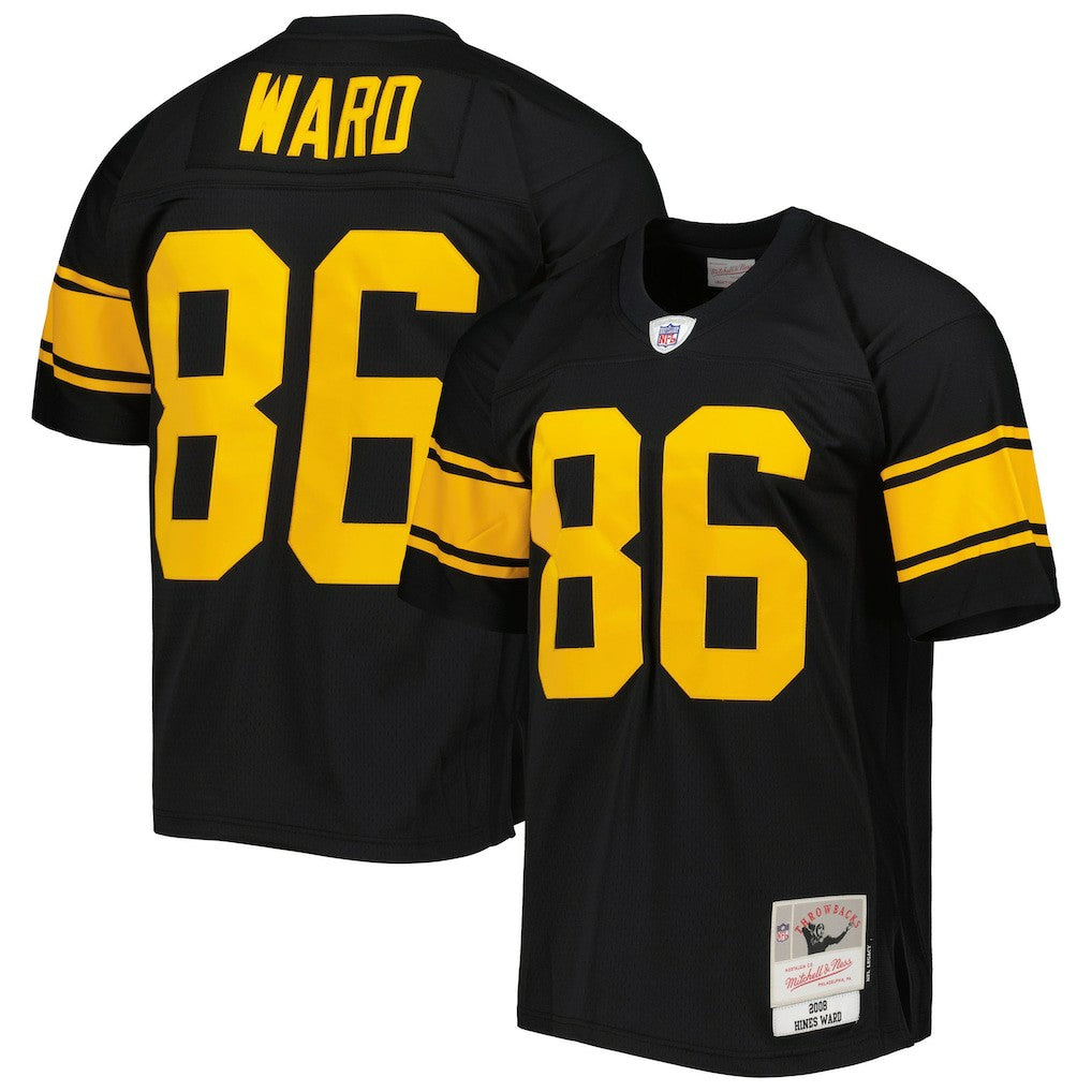 Hines Ward Pittsburgh Steelers Legacy Replica Jersey Black | Mitchell & Ness