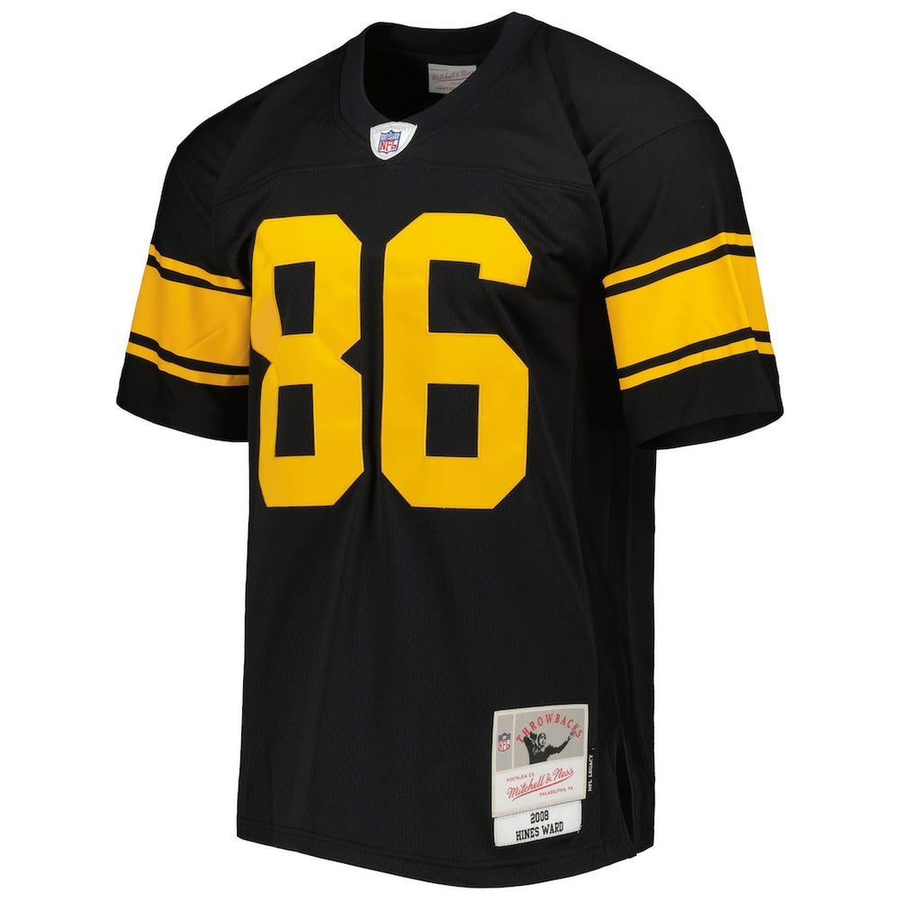 Hines Ward Pittsburgh Steelers Legacy Replica Jersey Black | Mitchell & Ness