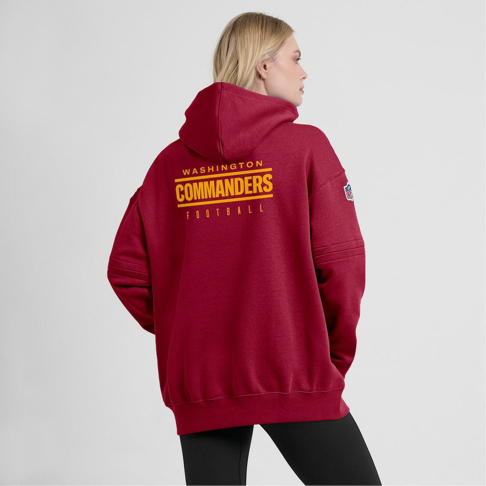 Washington Commanders Women's 2023 Sideline Club Fleece Pullover Hoodie Burgundy | Nike for Sale