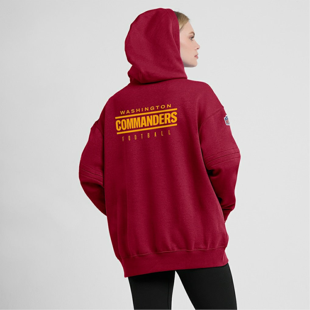 Washington Commanders Women's 2023 Sideline Club Fleece Pullover Hoodie Burgundy | Nike for Sale