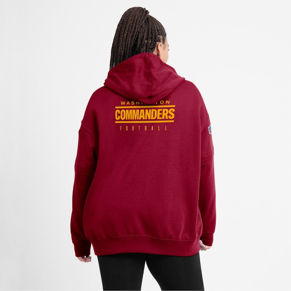 Washington Commanders Women's 2023 Sideline Club Fleece Pullover Hoodie Burgundy | Nike for Sale
