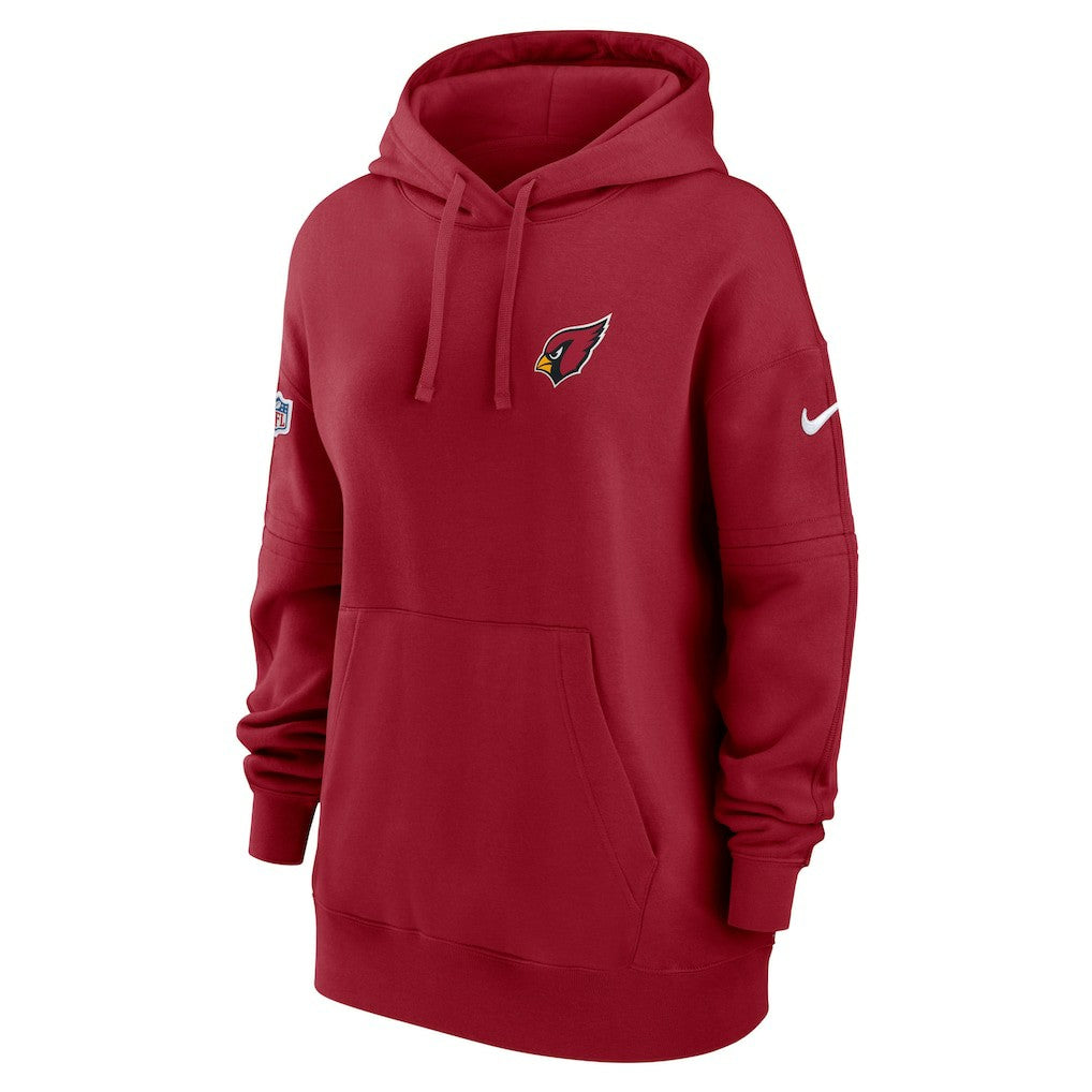 Arizona Cardinals Women's 2023 Sideline Club Fleece Pullover Hoodie Cardinal | Nike for Sale