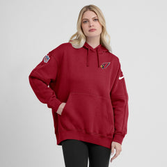 Arizona Cardinals Women's 2023 Sideline Club Fleece Pullover Hoodie Cardinal | Nike for Sale