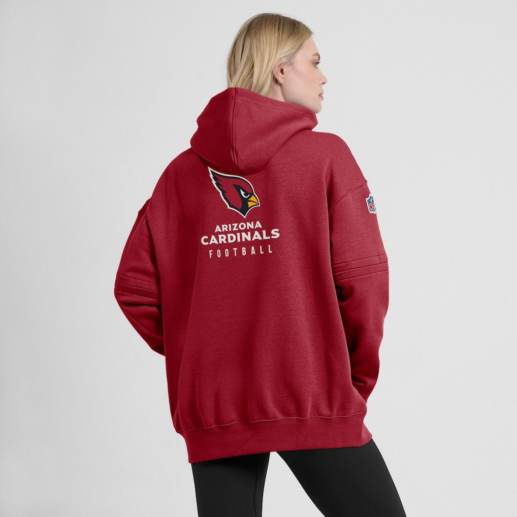 Arizona Cardinals Women's 2023 Sideline Club Fleece Pullover Hoodie Cardinal | Nike for Sale