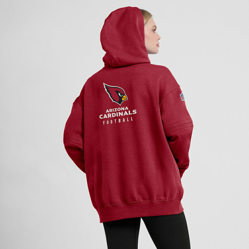 Arizona Cardinals Women's 2023 Sideline Club Fleece Pullover Hoodie Cardinal | Nike for Sale