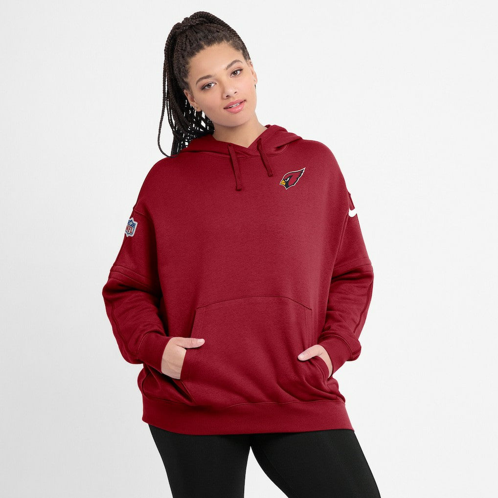 Arizona Cardinals Women's 2023 Sideline Club Fleece Pullover Hoodie Cardinal | Nike for Sale