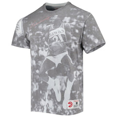 Dominique Wilkins Atlanta Hawks Above The Rim T-Shirt Heather Gray - NBA