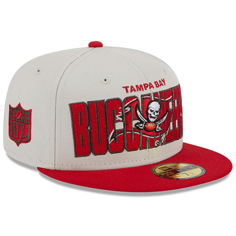 Tampa Bay Buccaneers New Era 2023 NFL Draft On Stage 59FIFTY Fitted Hat Stone/Red | NFL