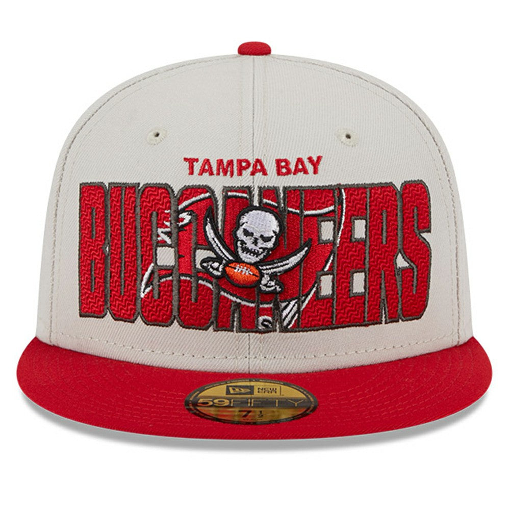 Tampa Bay Buccaneers New Era 2023 NFL Draft On Stage 59FIFTY Fitted Hat Stone/Red | NFL