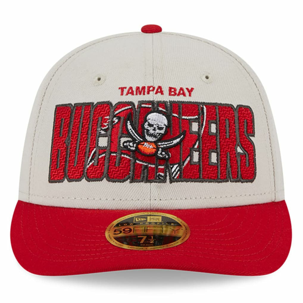 Tampa Bay Buccaneers New Era 2023 NFL Draft Low Profile 59FIFTY Fitted Hat Stone/Red | NFL