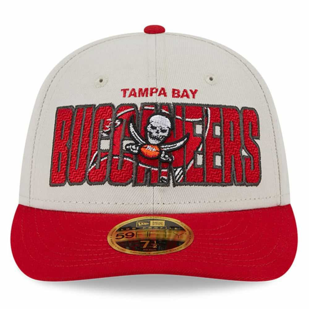 Tampa Bay Buccaneers New Era 2023 NFL Draft Low Profile 59FIFTY Fitted Hat Stone/Red | NFL