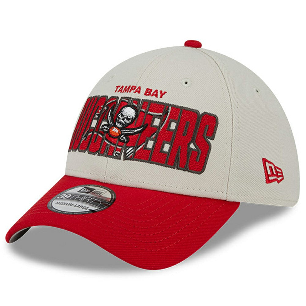 Tampa Bay Buccaneers New Era 2023 NFL Draft 39THIRTY Flex Hat Stone/Red | NFL