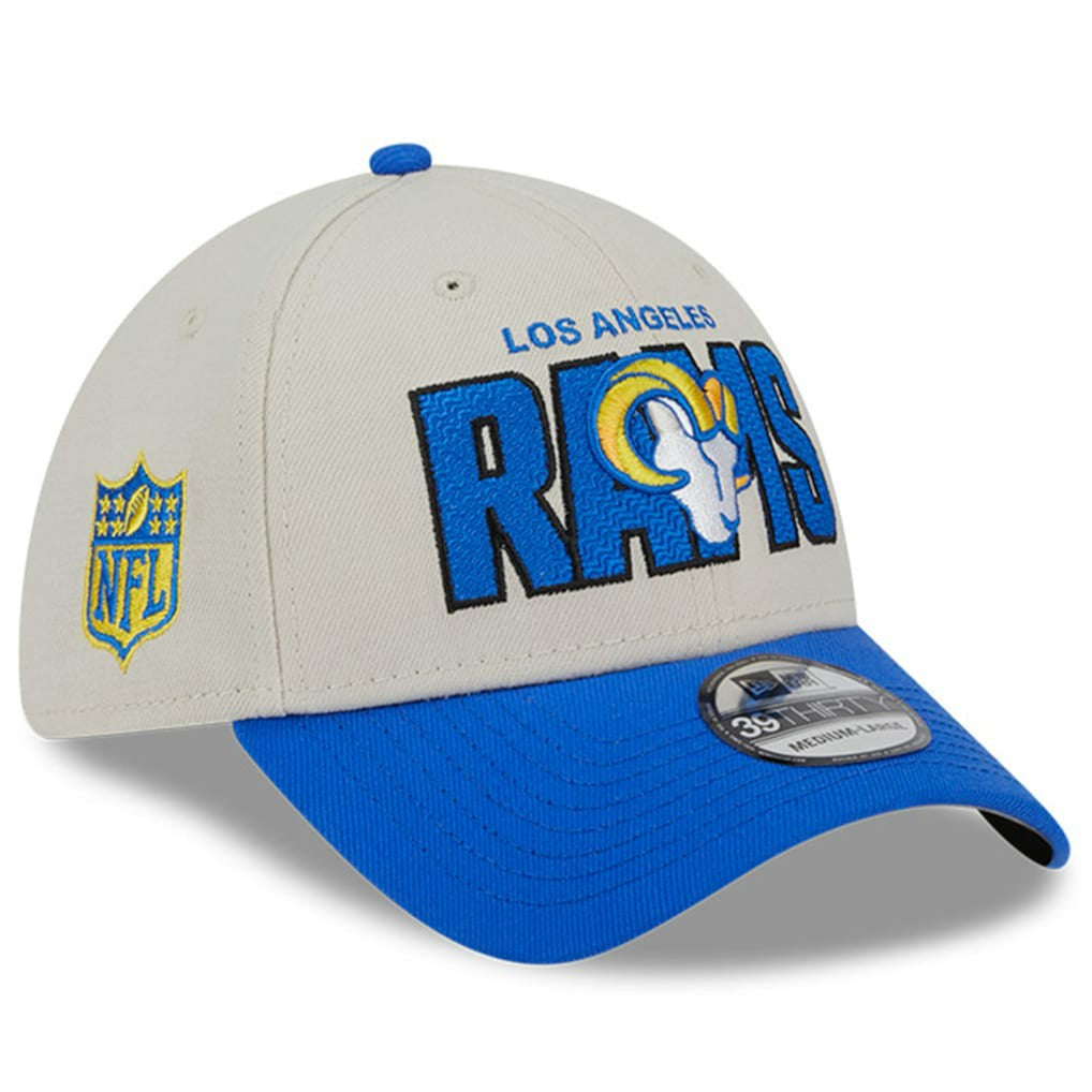 Los Angeles Rams New Era 2023 NFL Draft 39THIRTY Flex Hat Stone/Royal | NFL