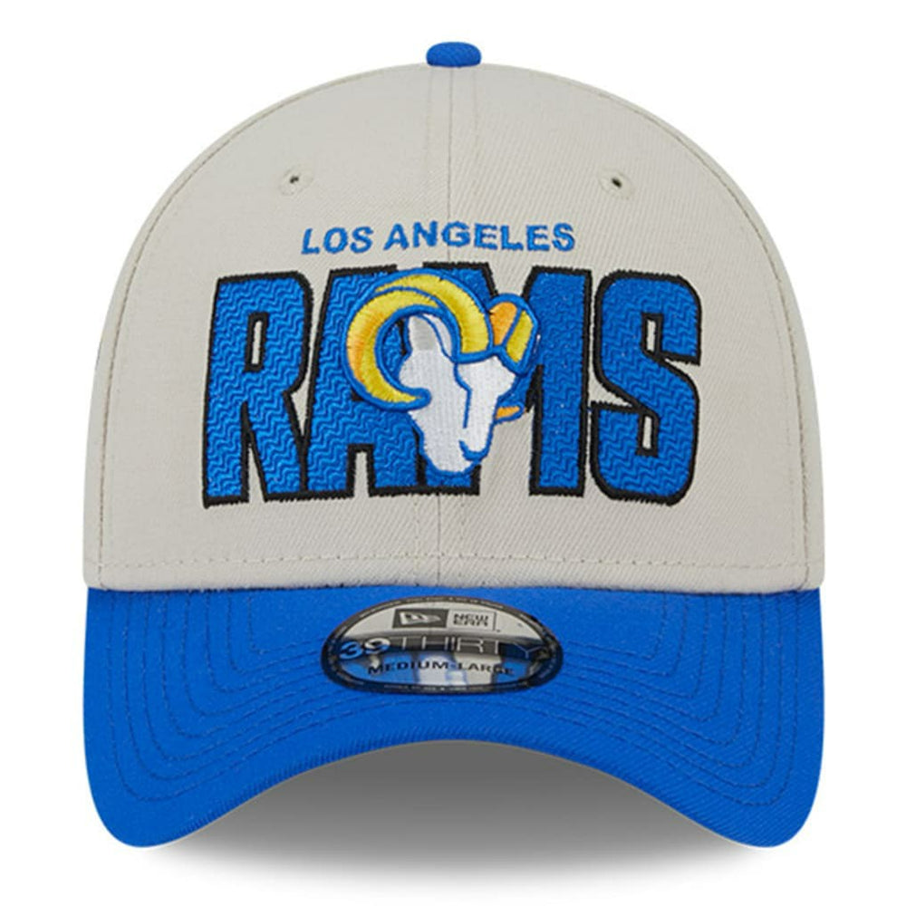 Los Angeles Rams New Era 2023 NFL Draft 39THIRTY Flex Hat Stone/Royal | NFL