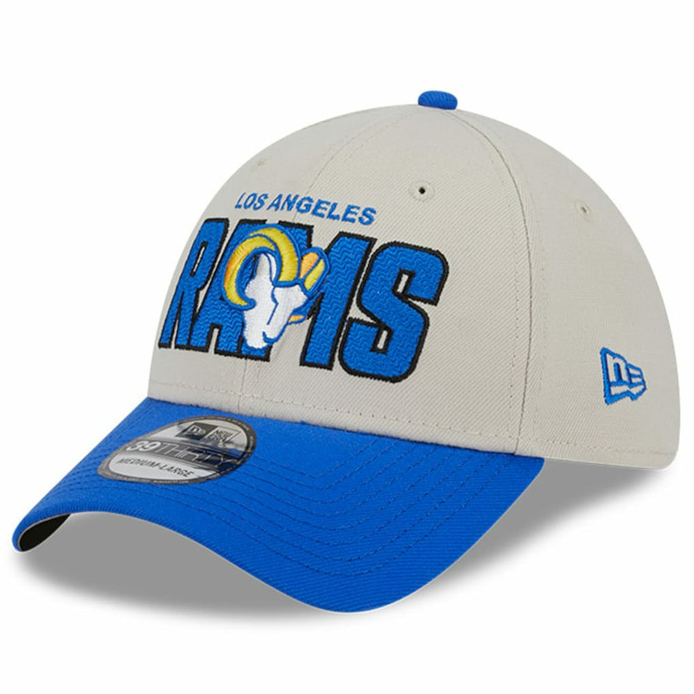 Los Angeles Rams New Era 2023 NFL Draft 39THIRTY Flex Hat Stone/Royal | NFL
