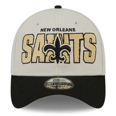 New Orleans Saints New Era 2023 NFL Draft 39THIRTY Flex Hat Stone/Black | NFL