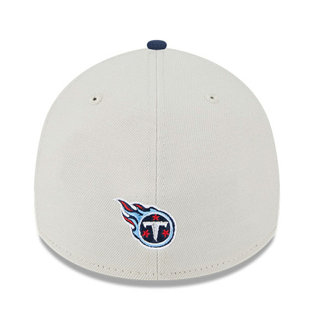 Tennessee Titans New Era 2023 NFL Draft 39THIRTY Flex Hat Stone/Navy | NFL
