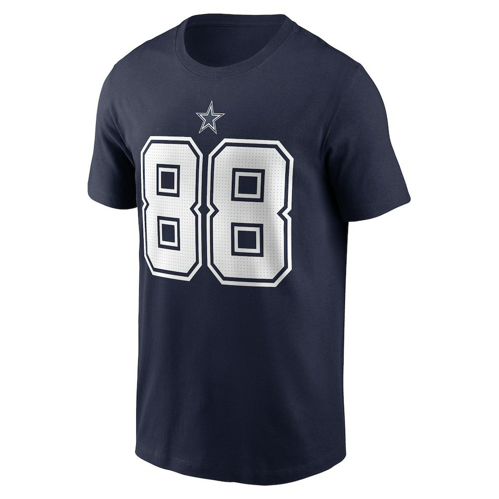 CeeDee Lamb Dallas Cowboys Player Name & Number T-Shirt Navy | Nike for Sale