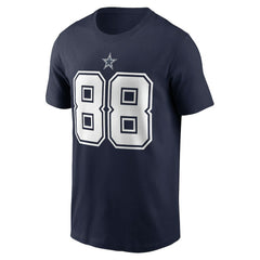CeeDee Lamb Dallas Cowboys Player Name & Number T-Shirt Navy | Nike for Sale