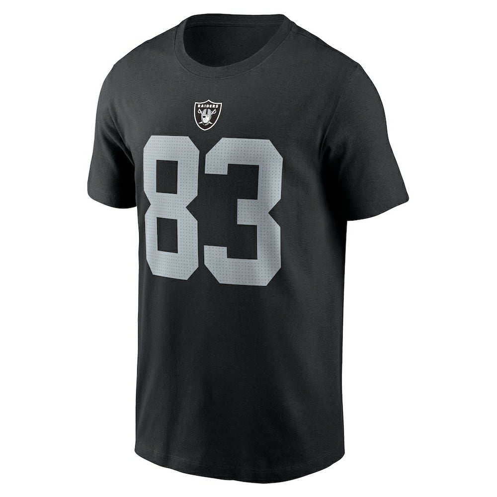 Darren Waller Las Vegas Raiders Player Name & Number T-Shirt Black | Nike for Sale