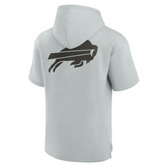 Buffalo Bills Unisex Elements Super Soft Fleece Short Sleeve Pullover Hoodie Gray | Fanatics