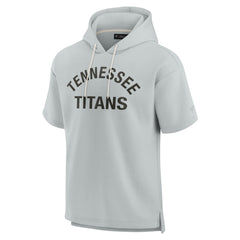 Tennessee Titans Unisex Elements Super Soft Fleece Short Sleeve Pullover Hoodie Gray | Fanatics