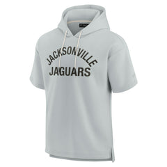 Jacksonville Jaguars Unisex Elements Super Soft Fleece Short Sleeve Pullover Hoodie Gray | Fanatics