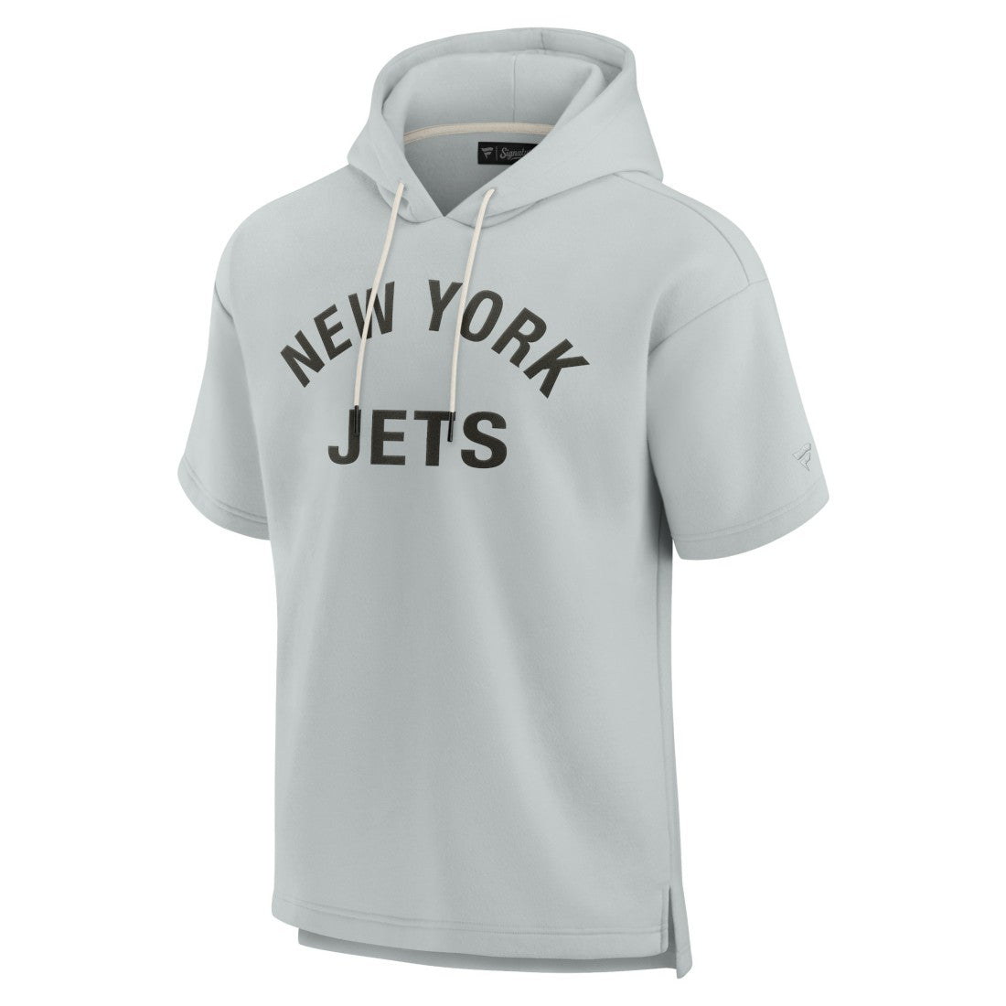 New York Jets Unisex Elements Super Soft Fleece Short Sleeve Pullover Hoodie Gray | Fanatics
