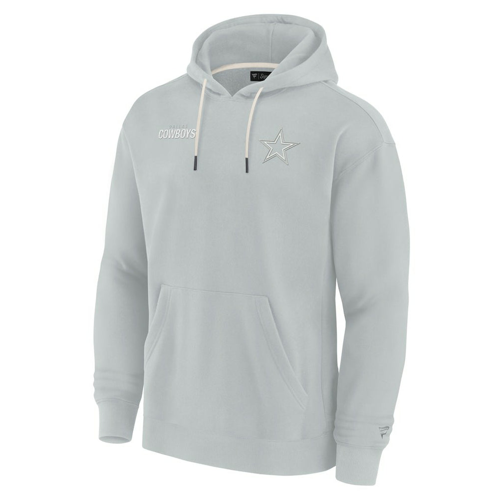 Dallas Cowboys Unisex Elements Super Soft Fleece Pullover Hoodie Gray | Fanatics
