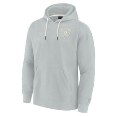 Las Vegas Raiders Unisex Elements Super Soft Fleece Pullover Hoodie Gray | Fanatics