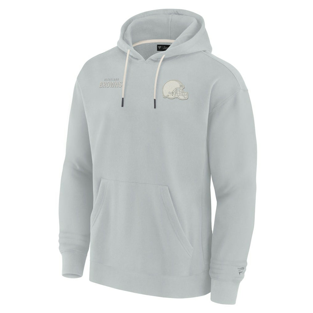 Cleveland Browns Unisex Elements Super Soft Fleece Pullover Hoodie Gray | Fanatics